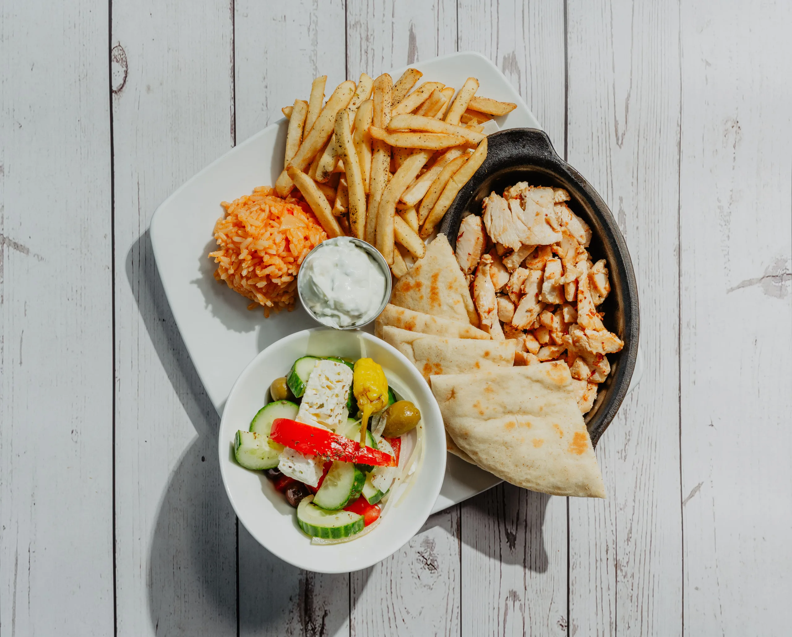 Greek appetizers and sides