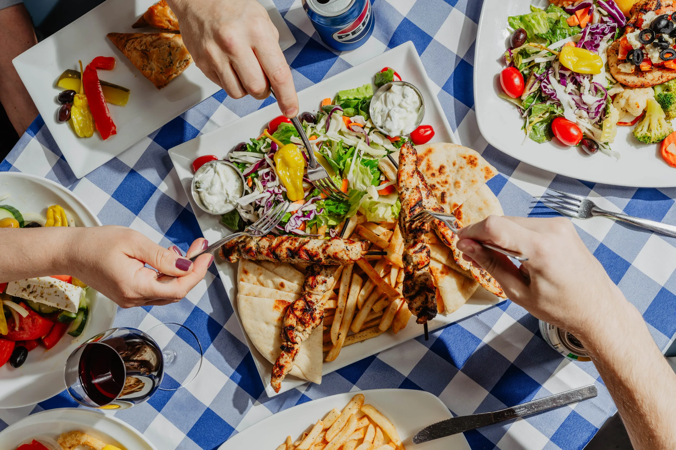 Take-out containers ready